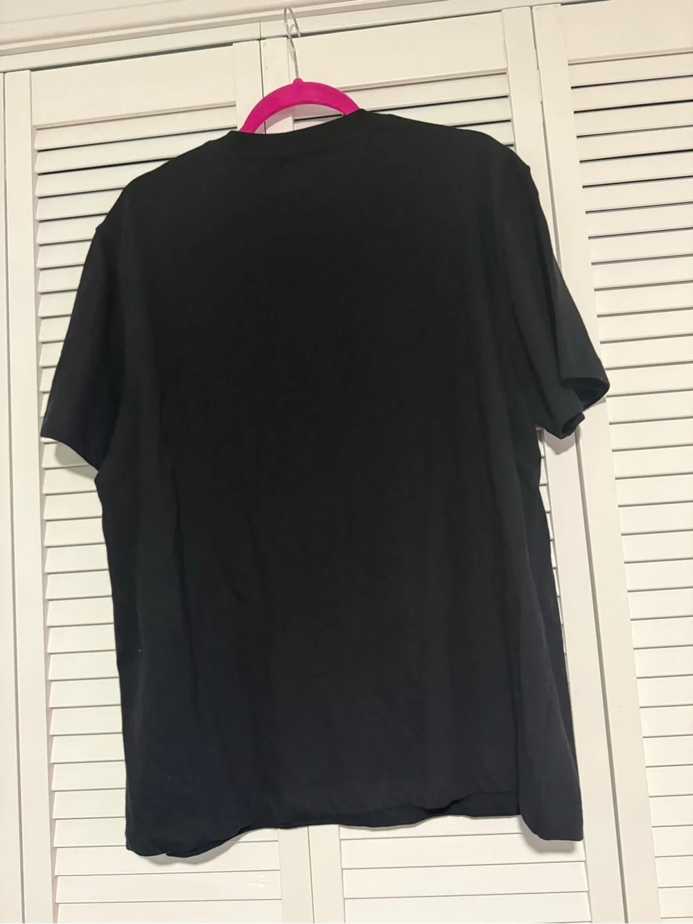 True Religion Black Short-Sleeve Tee with Red & White Logo